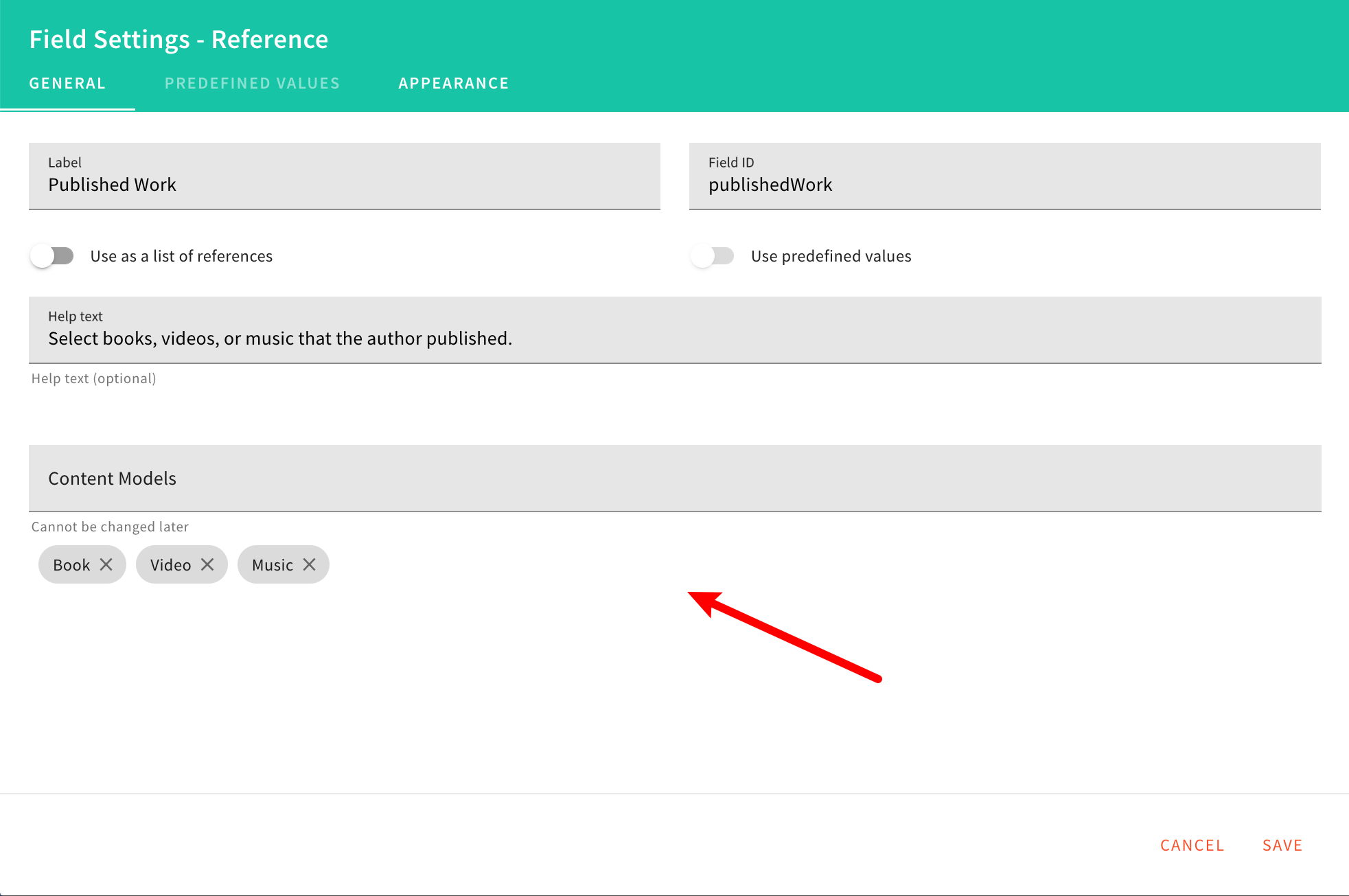 Reference Field - Adding Multiple Different Content Models